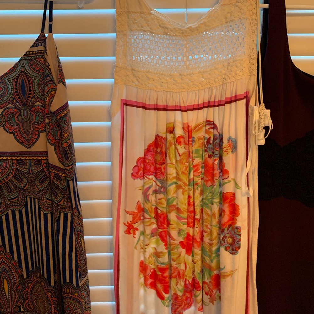 Free people macrame swing dress